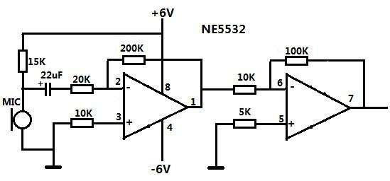 NE5532运放电路图