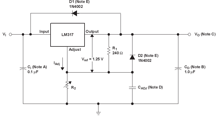 LM317电路图