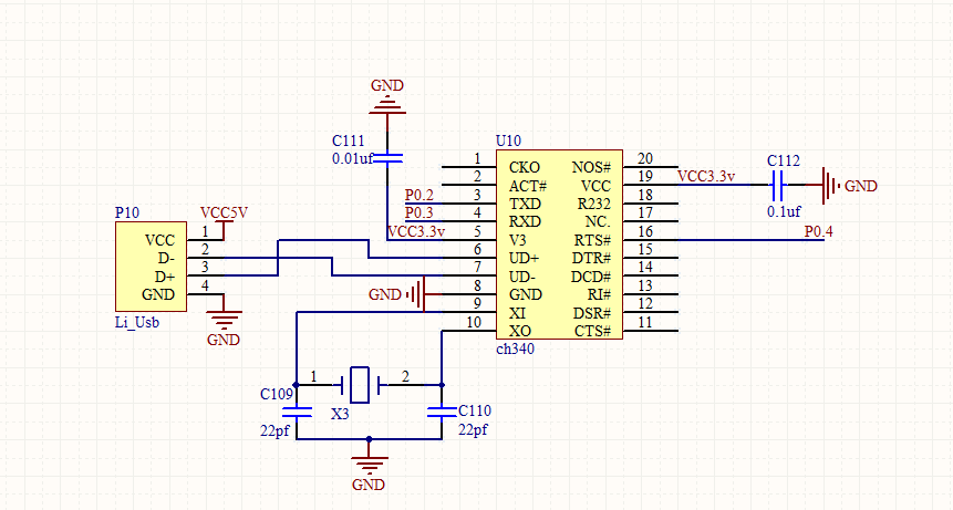 CP2102与CH340区别 CP2102引脚图及功能