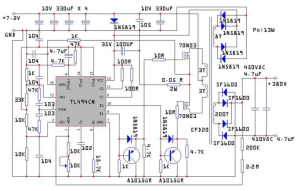 TL494开关电源电路图、引脚功能及参数讲解