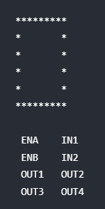L298N引脚图和说明